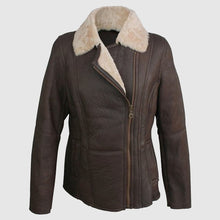 Load image into Gallery viewer, Women Leather Jacket winter fur coat