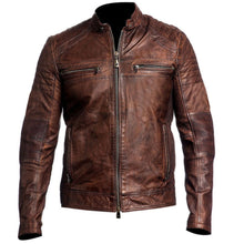 Load image into Gallery viewer, Unique Design Best Selling High Manufactured Leather Jacket For Men Slim Fit Winter Fashion Leather Jackets for Men