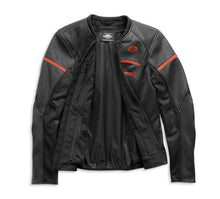Load image into Gallery viewer, Women's H-D Brawler Leather Jacket