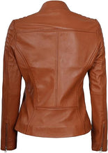 Load image into Gallery viewer, Stylish Real Lambskin Leather Jackets for Women