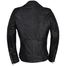 Load image into Gallery viewer, Women's Real Genuine Leather Jacket Slim Fit Zip Up Biker Flight Coat Cafe Racer