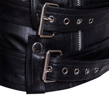 Load image into Gallery viewer, Spring Zipper Punk Jacket Motorcycle Genuine Leather Jacket Men
