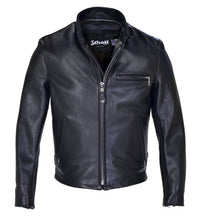 Load image into Gallery viewer, Classic Black Leather Motorcycle Jacket