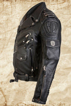 Load image into Gallery viewer, Harley-Davidson LEATHER MOTORCYCLE JACKET BLACK