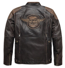 Load image into Gallery viewer, Harley-Davidson® Men's Leather Jacket Trostel Triple Vent System