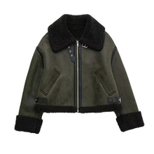 Load image into Gallery viewer, Fur Leather Jacket For Ladies

