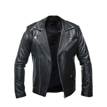 Load image into Gallery viewer, Latest Design Leather Jacket For Men Online Sale Price Leather Jacket For Men Cheap Price Leather Jacket For Men
