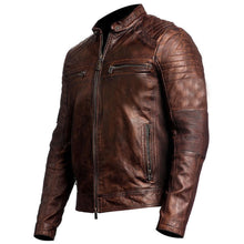Load image into Gallery viewer, Unique Design Best Selling High Manufactured Leather Jacket For Men Slim Fit Winter Fashion Leather Jackets for Men
