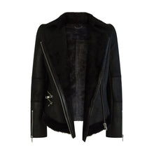 Load image into Gallery viewer, Aviator Leather Jacket For Women
