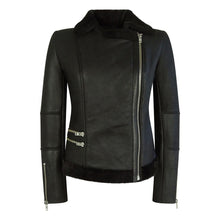 Load image into Gallery viewer, Aviator Leather Jacket For Women

