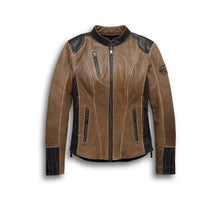 Load image into Gallery viewer, Women's H-D Triple Vent System Leather Jacket
