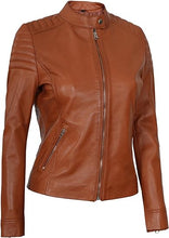 Load image into Gallery viewer, Stylish Real Lambskin Leather Jackets for Women
