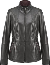 Load image into Gallery viewer, Women's Italian Genuine Leather Jacket
