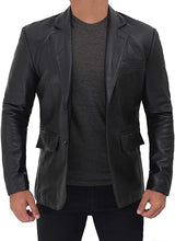 Load image into Gallery viewer, Premium Men's Leather Blazer Coat Jackets
