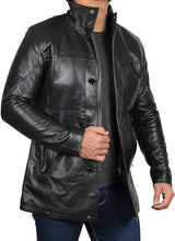 Load image into Gallery viewer, Leather Jacket Men is A Timeless Stylish Outerwear Jacket
