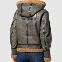 Load image into Gallery viewer, Women Leather Jacket winter fur coat
