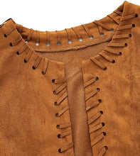 Load image into Gallery viewer, Women's Fringe Suede Leather Vest
