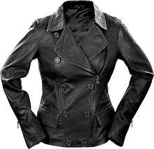 Load image into Gallery viewer, Black Leather Blazer
