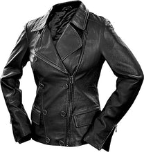 Load image into Gallery viewer, Black Leather Blazer
