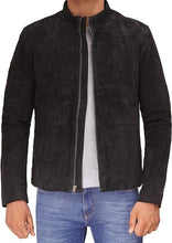 Load image into Gallery viewer, Brown Suede Jacket Men
