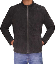 Load image into Gallery viewer, Brown Suede Jacket Men

