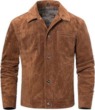 Load image into Gallery viewer, Men's Suede Leather Jacket
