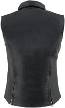 Load image into Gallery viewer, Women’s Black Leather Vest
