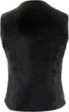 Load image into Gallery viewer, Ladies Black Leather Vest
