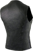 Load image into Gallery viewer, Ladies Black Leather Vest
