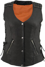 Load image into Gallery viewer, Women's Leather Vest
