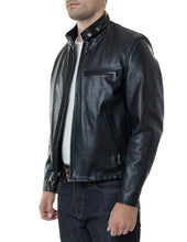 Load image into Gallery viewer, Classic Black Leather Motorcycle Jacket
