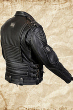 Load image into Gallery viewer, Harley-Davidson LEATHER MOTORCYCLE JACKET BLACK
