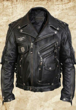 Load image into Gallery viewer, Harley-Davidson LEATHER MOTORCYCLE JACKET BLACK
