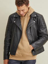 Load image into Gallery viewer, Asymmetrical Leather Jacket
