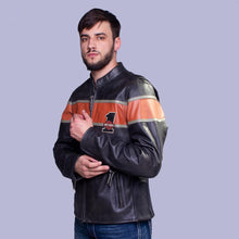 Load image into Gallery viewer, Men's Victory Lane CE-Certified Leather Jacket 98027-18EM
